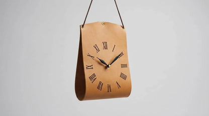 Leather Wall Clock