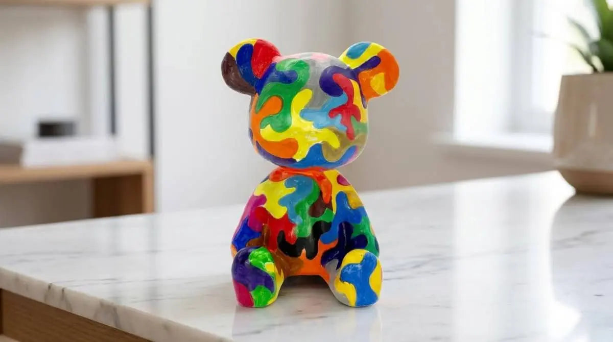 Puzzle Bear Figure