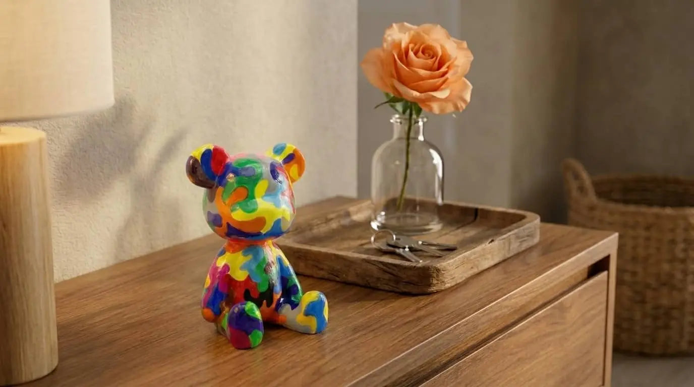 Puzzle Bear Figure