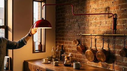 Rotatable Swing Arm Wall Lamp
