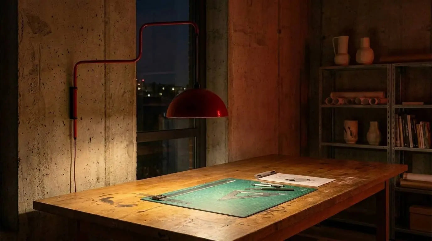 Rotatable Swing Arm Wall Lamp