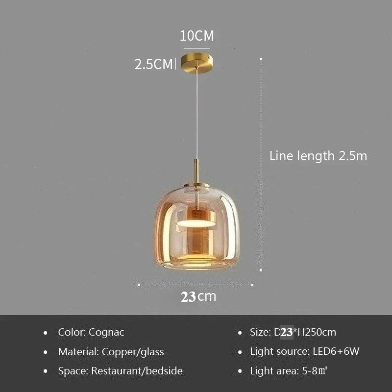 Nordic Glass Luxury Pendant