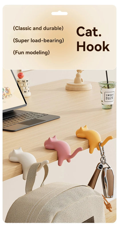 Cute Cat Desktop Hooks