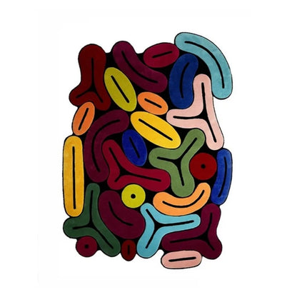 Artistic Irregular Plush Carpet