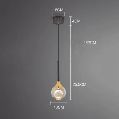 Modern Art Moon Pendant