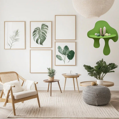 Wooden waterdrop Shelf