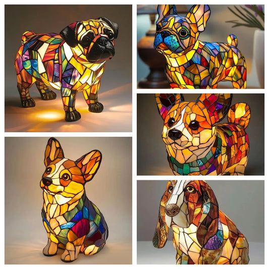 Dog Art Night Lamp