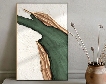 Green Abstract Art Poster