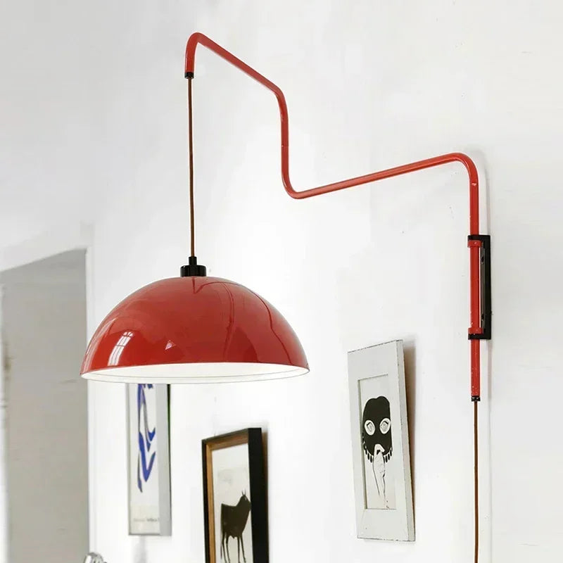 Rotatable Swing Arm Wall Lamp
