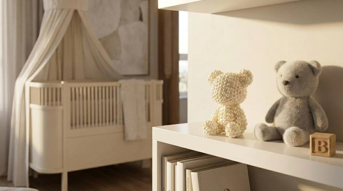 Pearl Bear Figure