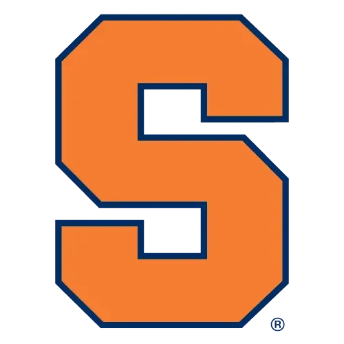 Large orange letter 'S' with a blue outline on a white background