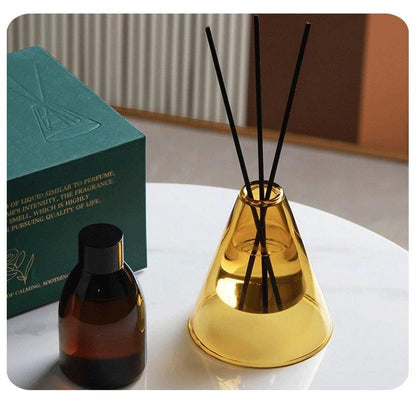 Triangle Glass Aromatherapy Vase