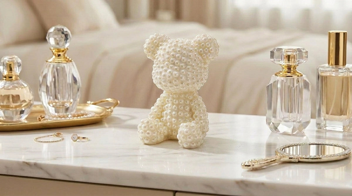Pearl Bear Figure