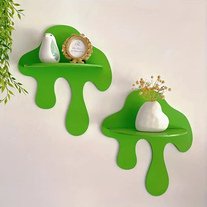 Wooden waterdrop Shelf
