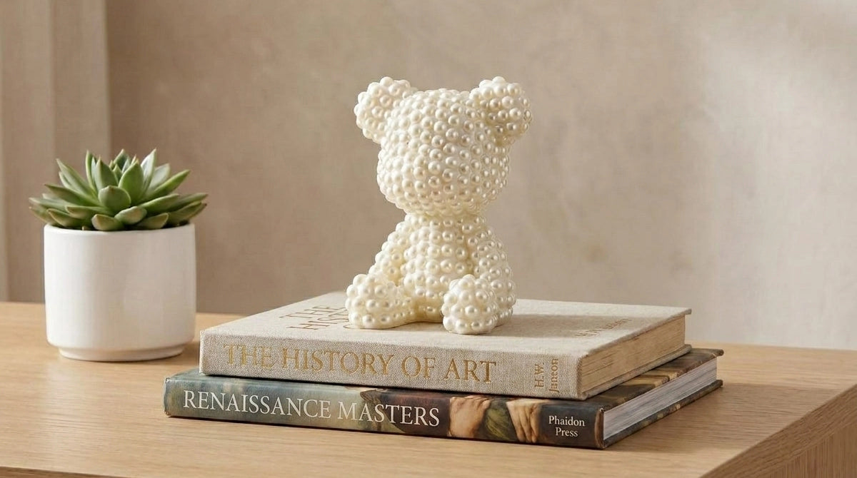 Pearl Bear Figure