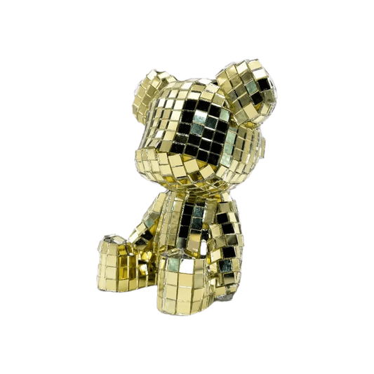 Crystal Mirror Bear Figure - cocobear