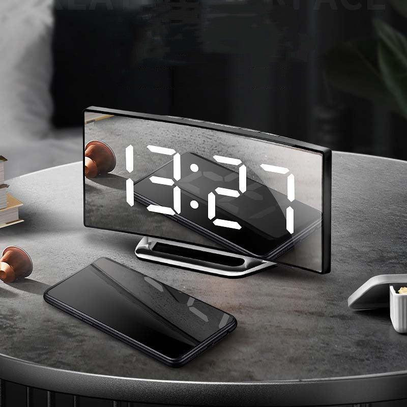 Sleek LED Digital Clock – Minimalist Alarm & Snooze
